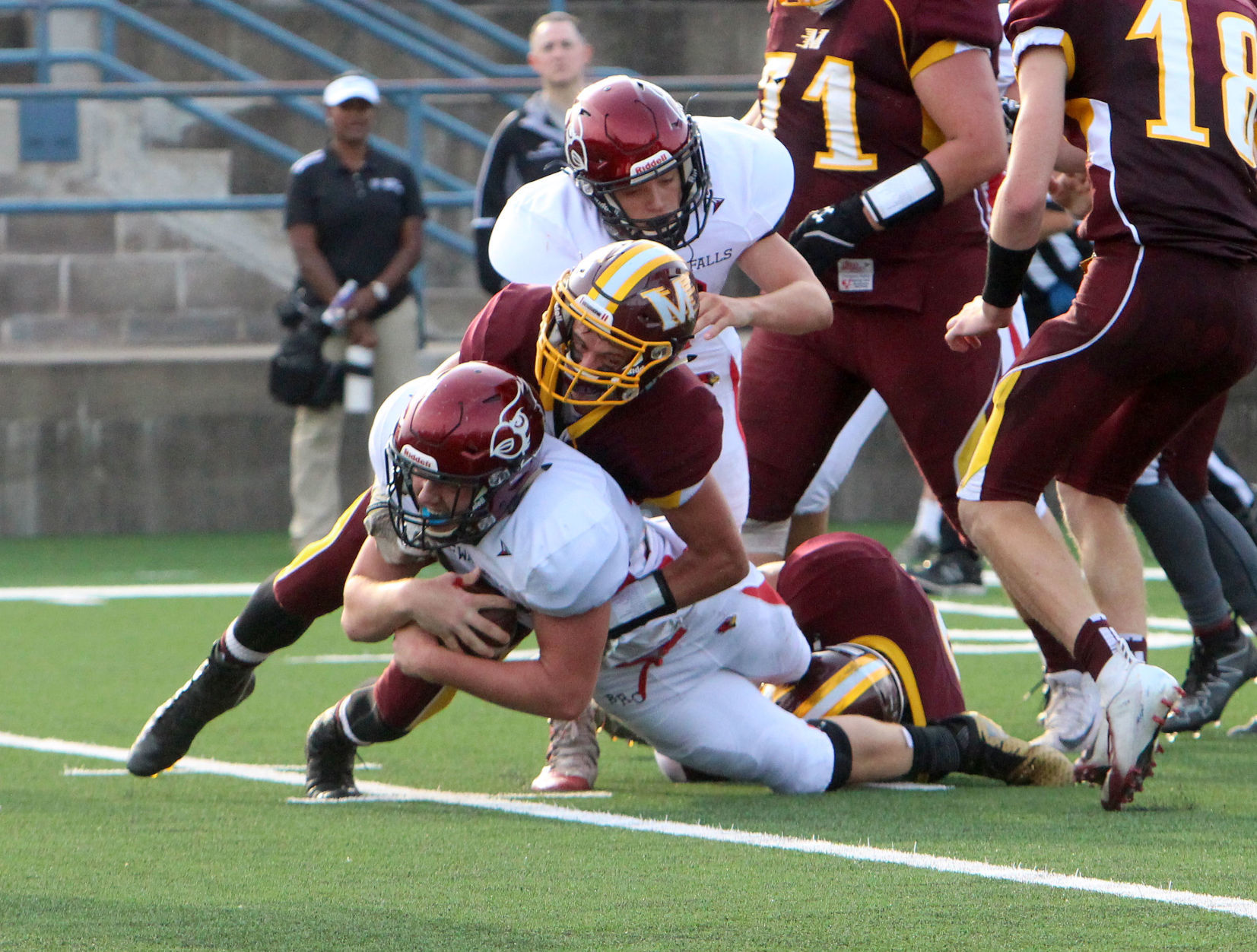 Chi-Hi football at Menomonie 8-31-18